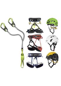 Edelrid Set bestehend aus Klettersteigset Cable Comfort + Gurt und Helm Ihrer Wahl