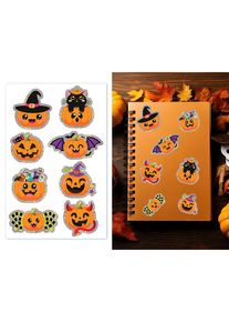KÜRBIS PARTY HOLOGRAFISCHE HALLOWEEN STICKERS