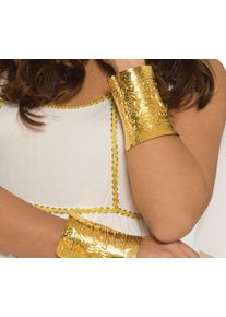 GOLDENE METALL ARMBÄNDER 1 PAAR