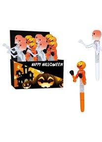 STYLOS BOXER ASSORTIS AVEC LUMIÈRE HALLOWEEN, 18 CM