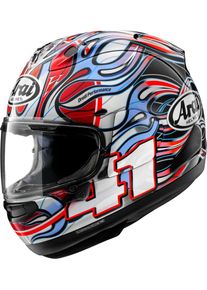 Arai RX-7V Evo Haga WSBK, full face helmet , color: Black/White/Red/Blue , size: M