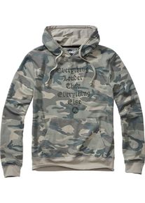 Brandit Mot&ouml;rhead, hoodie , kleur: grijs/Camo , maat: L