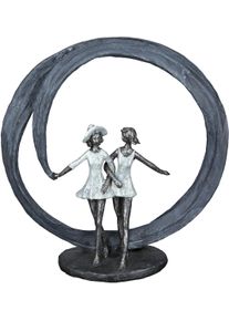 Casablanca by Gilde Dekofigur »Skulptur More than friends, grau/silber«, grau