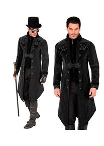Widmann MANTEAU EN VELOURS GOTHIQUE NOIR