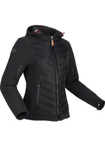 Segura Natcho 2, textile jacket waterproof women , color: Black/Red , size: T2