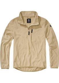 Brandit Fleece Troyer, Sweater , color: Beige , size: 3XL