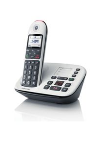 Motorola CD5011 DECT Voice, Grosstastenschnurlostlelefon mit AB, weiss, Telefon, Weiss