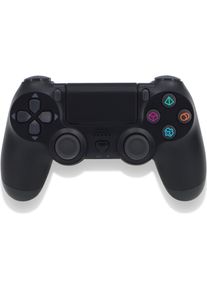 Riff PlayStation DualShock 4 V2 Black (PS4, PC), Gaming Controller, Schwarz