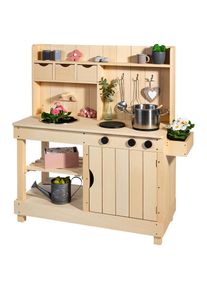 Muddy Buddy , Outdoor-Spielk&uuml;che &raquo;Explorer&laquo; Matschk&uuml;che, natur; FSC - sch&uuml;tzt Wald, natur, Holz, natur