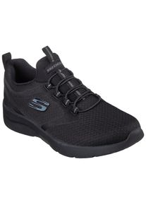 Skechers , Slip-On Sneaker »DYNAMIGHT 2.0« mit zwei praktischen Anziehlaschen , schwarz , 40 , 40 , Sneaker in veganer Verarbeitung
