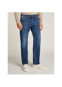 Calvin Klein Jeans, Herren, Straight-Jeans &raquo;STANDARD STRAIGHT&laquo; Coinpocket, Logostickerei, Denim Dark, L&auml;nge 32, 30 -L&auml;nge 32, Denim Dark, Jeans von 