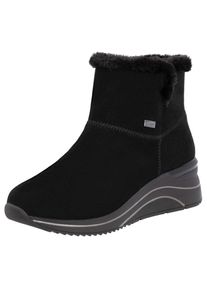 Remonte , Winterstiefelette, Keilabsatz, Stiefelette, Winterboots, wasserabweisende TEX-Membran , schwarz , 36 , 36 , Keilstiefelette mit...