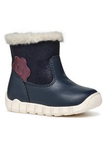 Geox , Jungen , Winterboots »B IUPIDOO GIRL B« Klettstiefel, Babystiefel Winterstiefel mit Warmfutter , navy , 20 , 20 , Robuste Lauflernschuhe für...