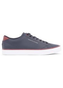 Tommy Hilfiger , Herren,Damen , Sneaker »TH HI VULC CORE LOW LEATHER ESS« , Freizeitschuh, Halbschuh, Schnürschuh mit Ziernähten an der Ferse ,...