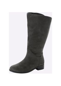 sheego , Weitschaftstiefel , taupe , 37 , 37