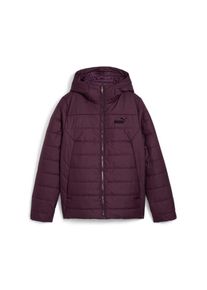 PUMA , Winterjacke »ESS HOODED PADDED JACKET« mit Kapuze , Midnight Plum , L , L , Regular Fit