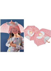‎Floss & Rock, Regenschirm, Farbwechselnder Regenschirm mit Fensterballerinas, Mehrfarbig