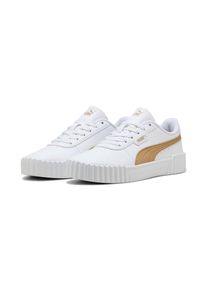 Puma, Damen, Sneaker &raquo;CARINA 3.0 AQUA METALLICS&laquo;, Puma White-Light Sand-Puma Gold, 40,5, Puma White-Light Sand-Puma Gold, Regul&auml;re Breite