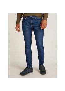 Calvin Klein Jeans, Herren, Slim-fit-Jeans &raquo;SLIM TAPER&laquo; Coinpocket, Logostickerei, Denim Dark, L&auml;nge 30, 33 -L&auml;nge 30, Denim Dark, Jeans von Calvin 