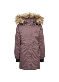 hummel , Jungen , Outdoorjacke »hmlLEAF TEX COAT - für Kinder« für Kinder , sparrow , 152 , 152 , Perfekt für die Übergangszeit – schützt bei...
