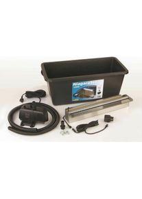 Ubbink, Brunnen + Gartenteich, Niagara Gartenzirkulation, 60 cm, LED mit Pumpe