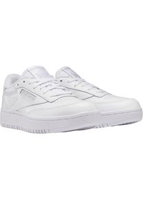 Reebok CLASSIC, Damen, Sneaker &raquo;CLUB C DOUBLE&laquo;, wei&szlig;, 37, wei&szlig;, Von den Archiven inspirierter Lederschuh mit Plateau-Zwischensohle