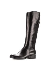 Gabor , Stiefel, Reißverschlussstiefel, Blockabsatz, mit regulierbarem Varioschaft , schwarz , 37 , 37 , Mit Schnallenverschluss an der Wade zum...