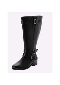 sheego , Weitschaftstiefel , schwarz , 38 , 38