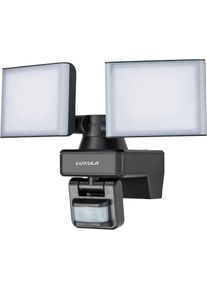 Luxula, Gartenbeleuchtung, LED-Fluter LX400192, mit BM, 2-k&ouml;pfig, 2x 15 W, 3200 lm, 4000 K (3200 lm, IP54)