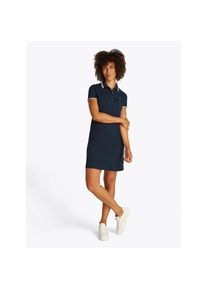 Tommy Hilfiger , Polokleid »SPORTY FEMININE REG POLO DRESS« mit Kontrast-Streifen, Logostickerei , Dark Night Navy , N-Gr , L (40) -N-Gr , L (40) ,...
