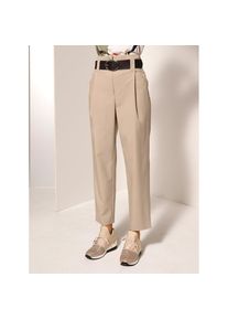 CR&Eacute;ATION L creation L, Damen, Bundfaltenhose, beige, Normalgr&ouml;&szlig;en, 38 -Normalgr&ouml;&szlig;en, beige, gewebte Qualit&auml;t