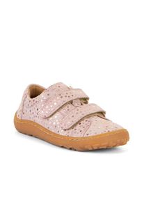froddo , Kinder,Jugendliche , Klettschuh »Barefoot Base« , Konfirmationsschuh, Barfußschuh mit Metallic-Dots verziert , rosa metallic , 35 , 35 ,...