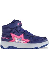 Lotto , Sneaker, - besonders leicht an- & auszuziehen , PURPLE-FR.PINK , 30 , 30 , Halbhoher Kinder-Sneaker von Lotto
