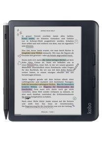 Kobo Libra Colour inkl. Stylus 2 (7", 32 GB, Schwarz), eReader, Schwarz
