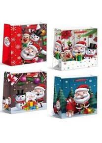 K&K K&K, Geschenkverpackung, Geschenktüte L Weihnachten MIX (Geschenktüte)