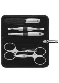 Zwilling Premium Manik&uuml;re Set 5tlg., Leder Etui mit Rei&szlig;verschluss