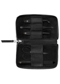 Zwilling Premium Manik&uuml;re Set 5tlg. in Schwarz, Etui mit Rei&szlig;verschluss