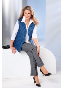 Damska Prešívaná vesta s vatovaním džínsová modrá veľkosť 46