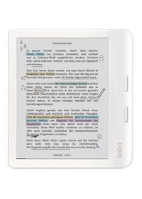 Kobo Libra Colour (7", 32 GB, White), eReader, Weiss