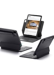 ESR Toetsenbord Hoes Geschikt voor iPad Air 11 (2024) / Air 10.9 (2022/2020) / Pro 11 (IPad Air 10.9), Tablet Tastatur, Schwarz