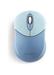 Perixx PERIMICE-802BL, Bluetooth-Maus für PC und Tablet, schnurlos, blau (Kabelgebunden), Maus, Blau
