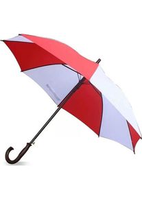 Adar, Regenschirm, Automatisch ausfahrender Regenschirm, weiss und rot, Weiss