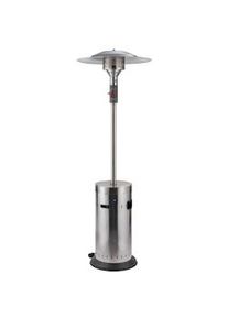 METRO Professional Estufa de gas Seta GPH5000, acero inoxidable, 76 x 76 x 218 cm, 19-50 h de funcionamiento, 3.5-8 kW, reflector: 76 cm, plata