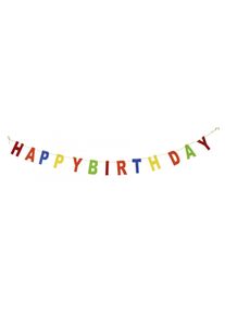 Guirlande d'anniversaire en feutre 200cm