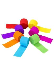 Talking Tables 7 rouleaux papier crépon coloré 10m