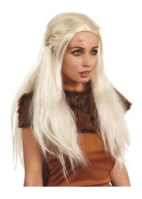 Perruque Reine Dragon Blanche-Blonde