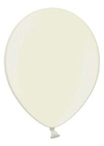 partydeco 10 ballons métalliques Party Star crème 27cm