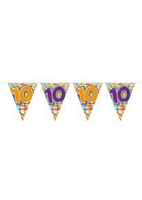 Folat Chaîne de fanion 10e anniversaire Groovy 6m