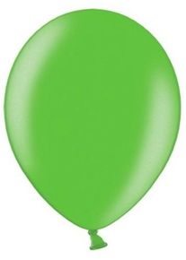 partydeco 100 ballons métalliques Celebration vert 29cm