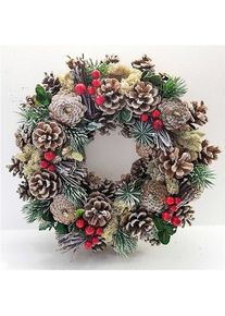 Couronne de Noël rustique 30cm